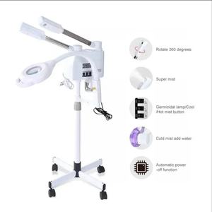 Appareil de soin du visage 3 en 1 chaud et froid avec lampe grossissante 8X, anneau lumineux pour salon, sauna, vaporisateur d'ozone, vaporisateur facial - Product Image 6