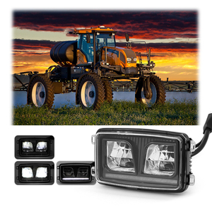 Phare LED rectangulaire en aluminium conforme 3x5 pouces ECE R10 34W feux de croisement pour cabine Massey Ferguson Fendt - Product Image 3