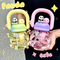 Bouteille d'eau en plastique Panda à grande ouverture, célèbre sur Internet, pour enfants, grande capacité, haute qualité esthétique