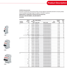 Commutateur de disjoncteur intelligent MCB 380V 4P fuite de terre en plastique Micro carré boîtier moulé disjoncteurs télécommande IOT pour entraînements - Product Image 5
