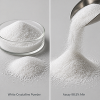 L-Thréonine Qualité Alimentaire 98,5% Poudre Cristalline Blanche Acide Aminé Additif Alimentaire pour Volailles et Porcs Vente en Gros