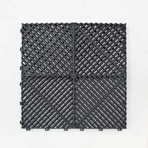 Strapazierfähige PP Garagenbodenfliesen Industriebodenmatte für Werkstatt und Autowerkstatt - Product Image 4