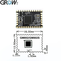 Módulo Lector de Códigos de Barras GROW GM802-S DC3.3V UART USB, Distancia de Lectura de 5-30 cm, Lector de Códigos de Barras 1D/2D QR para Android Arduino
