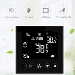 HYSEN Smart Home Product Touch Screen WiFi Tuya Thermostat Smart Cooling Heating HVAC Systems Digital Temperature Controller
