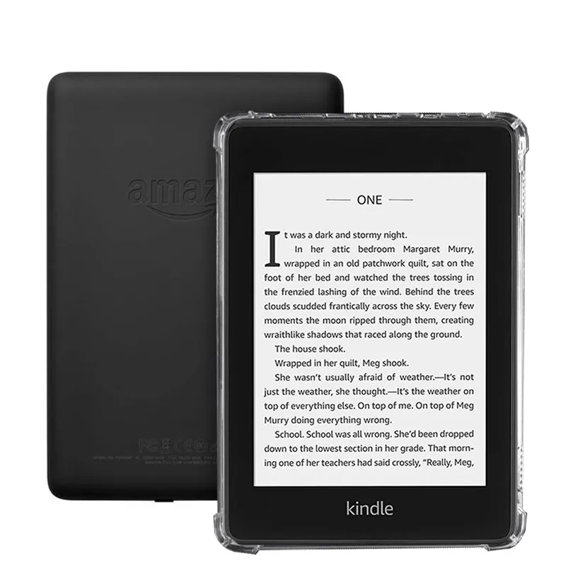 Tablet case for Amazon Kindle Fire HD 10 2021 10.1" Silicone soft shell Airbag cover Transparent protection Ebook TPU