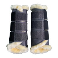 Fournisseur équestre de haute qualité Équipement équestre Logo personnalisé Protection des jambes en polyester 600D Bottes de voyage pour chevaux