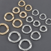 M753 10 pièces/lot Crochets de fermeture ronds DIY, connecteurs pour colliers et bracelets, accessoires de fabrication de bijoux