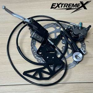 Ensemble d'étrier <span class=keywords><strong>de</strong></span> <span class=keywords><strong>frein</strong></span> arrière pour vélo électrique <span class=keywords><strong>de</strong></span> motocross SURRON Lightbee Ultrabee à double piston noir - Remplacement pour Quadzilla - Product Image 4