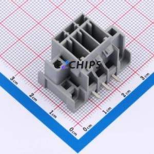 769-663/004-000 Plug-in Terminal Block Through hole Component (THT),P=5mm Connector 5mm Gray Straight Pin 1 - Product Image 1