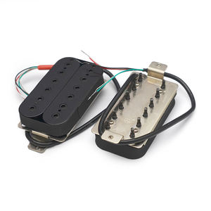 Micro de guitare électrique <span class=keywords><strong>Vintage</strong></span> Alnico 5 <span class=keywords><strong>Humbucker</strong></span>, Double bobine, micro de pont, pièces de guitare noires, son chaud - Product Image 2
