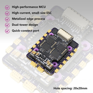 Mini ESC 4 en 1 de 45A, Controlador de Vuelo Impermeable 20X20, ESC sin Escobillas de 45A, Repuestos para Drones Submarinos ROV - Product Image 1