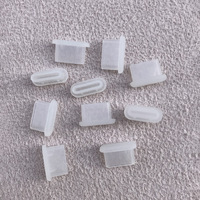 Cache-poussière en silicone pour téléphone portable, protection du port de charge Type C