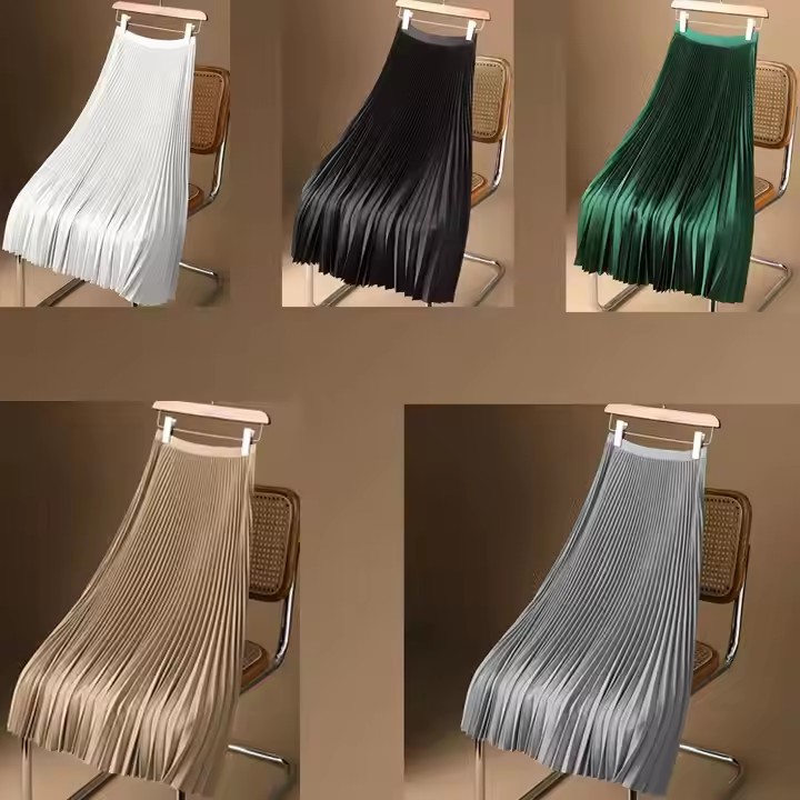 Turkish Long Skirts Elegant Maxi A-Line Design