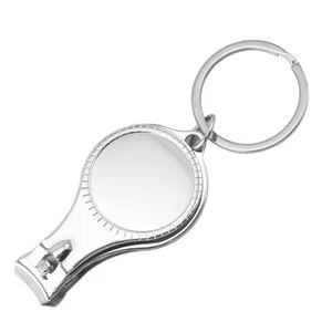 OEM Logo Stainless Steel Nail Clipper <b>Key</b> Chains 3 in 1 Multi-functional Nail Cutter Bottle Opener Manicure Tools With <b>Key</b> <b>Ring</b> - Product Image 4