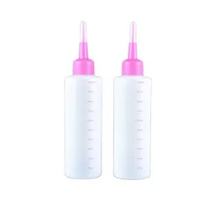 Пластиковая бутылка для аппликатора для волос HDPE 100 мл для лосьона для перманентной завивки
