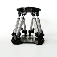 Plateforme de simulation de mouvement électrique haute précision à 6 axes avec moteur PLC, système de contrôle servo, simulation de conduite aérienne 6DOF 800kg