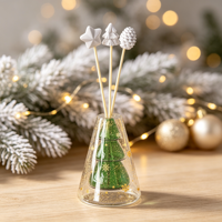 Diffuseur de parfum en verre pour sapin de Noël, DIY, écologique, décoration aromatique pour la maison, parfum longue durée