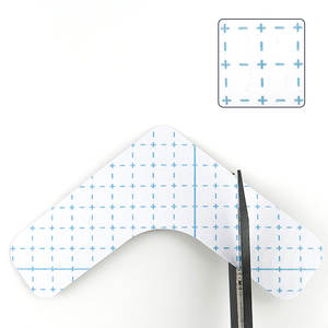 Plester kinesiologi elastik berbentuk V, pita atletik elastis mendukung otot lutut bahu perban kebugaran untuk pria wanita - Product Image 3