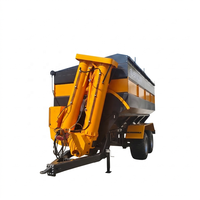 Système de pompe à vis sans fin hydraulique pliable pour wagon de chargement de céréales professionnel, haute capacité de charge, haute productivité, garantie 1 an