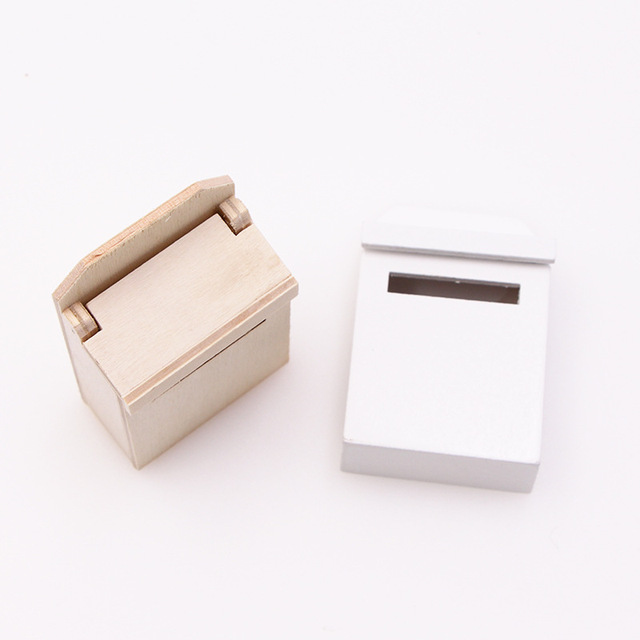 1: :12 Dollhouse Mini Mailbox Pocket Model Miniature Scene Decoration Pieces Doll House Accessories Craft