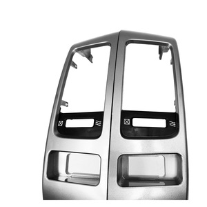 Panel de Aire Acondicionado para Land Cruiser Prado 2004-2006, Marco de Tablero ABS Plateado - Product Image 4