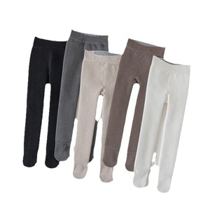 Winter Thickened Cotton Kids Leggings Lamb <strong>Fleece</strong> Warm Solid Color Girls Pantyhose - Product Image 5
