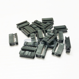 מחבר כבל סרט IDC נקבה <span class=keywords><strong>14</strong></span> פינים FC-14P, מחבר IDC נקבה שחור לכבל סרט שטוח - Product Image 4