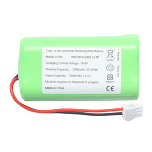 แบตเตอรี่ทดแทนสำหรับเครื่องดูดฝุ่น แบตเตอรี่ 14.4V 2600mAh สำหรับ N79S INR18650-M26 4S1P - Product Image 3