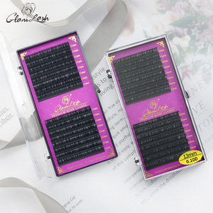 GLAMLASH, Fabricante de Pestañas en China, Bandejas de Pestañas Oscuras 0.07, Extensiones de Pestañas Clásicas Individuales Súper Suaves - Product Image 1