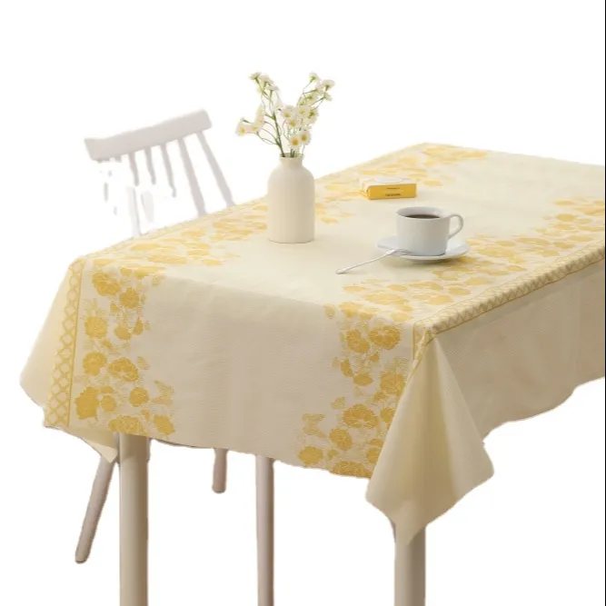 180cm*180cm High Quality Biodegradable Table Cloth Printed Disposable Degradable Stone Plastic Tablecloth