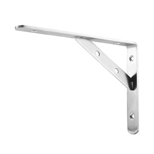 Five Trees Stainless Steel Tripod Bracket 6-20 Inches Durable <b>Wall</b>-Mounted <b>Shelf</b> Support Modern Simple Design - Product Image 3