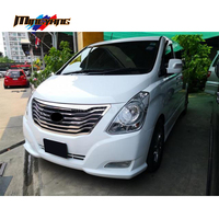 Kit de Carrocería Adecuado para Hyundai H1 Starex 2008-2017, Reacondicionamiento con Parrillas de Parachoques Delantero y Faldón Lateral, Actualización 2014