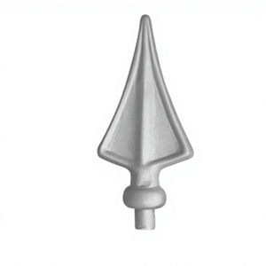 Valla de Seguridad Clásica de Hierro con Puntas en la Parte Superior, Acabado Pintado, Forma Rectangular - Product Image 2