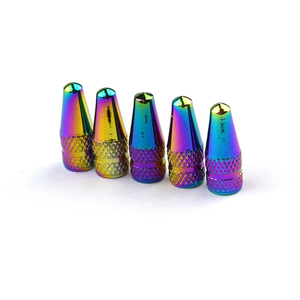 Capuchon de valve de <span class=keywords><strong>pneu</strong></span> de voiture au design unique et aux couleurs éblouissantes, en alliage d'aluminium brillant, anti-poussière, capuchon de valve de <span class=keywords><strong>pneu</strong></span>, capuchon de valve - Product Image 4