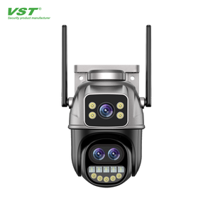 กล้องวงจรปิดโดม ICSEE สำหรับภายนอกอาคาร ความละเอียด 3MP+3MP เลนส์คู่ มองเห็นในเวลากลางคืน รองรับ WIFI พร้อมระบบควบคุม PTZ เซ็นเซอร์ CMOS เสียงสองทาง บันทึกภาพลงคลาวด์ - Product Image 6