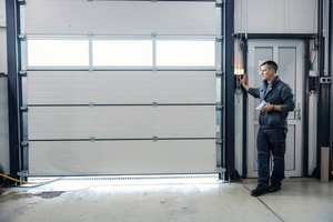 Porte de <span class=keywords><strong>garage</strong></span> automatique sur mesure en alliage d'aluminium et acier, à enroulement, pour villa, entrepôt extérieur et usage commercial – Offre Spéciale - Product Image 2