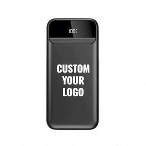Custom Logo 10000mAh Power Bank, High Capacity External Battery with Dual USB Type-C & <b>Micro</b> USB for <b>Phones</b> & Corporate Gifts - Product Image 1