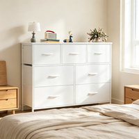 Armoires de rangement en bois simples pour entrepôt, salon, chambre - Multi-étages, écologiques, durables, 5 tiroirs, petite taille