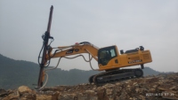 Machine de forage minière PVT-DS7 à moteur diesel CUMMINS, diamètre 115-140 mm, pour le forage de trous de dynamitage dans les roches dures des carrières