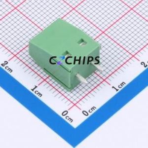 DB125-5.08-2P-GN-S Screw Terminal Block Through hole Component (THT),P=5.08mm Connector 5.08mm Green Through Hole 2P - Product Image 2