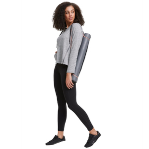 Personnalisé Coton Doux Zippé O-cou Gris Sport <span class=keywords><strong>Allaitement</strong></span> Top Avec Capuche - Product Image 3