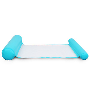 Lan Hua Inflatable Floating Hammock Striped Netting Backrest Pool Lounger Chair Foldable Floating Bed Waterfront Leisure Seat - Product Image 4