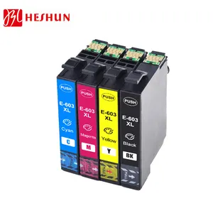 HESHUN 603 XL T603 603XL T603XL Cartucho de tinta de inyección de tinta compatible con color Premium para impresora de inyección de tinta Epson, para impresora de tinta Epson de 2, 1, 2, 1, 2, 1, 2