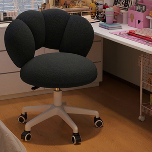 Modern Convertible Leisure Cat Paw Chair Rotating Backrest Fabric Wool Cover Living Room Bedroom Apartment Dining Hotel Villa - Product Image 1