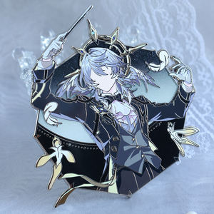 <span class=keywords><strong>Design</strong></span> personalizzato in metallo placcato argento spilla <span class=keywords><strong>a</strong></span> forma di cartone animato perno Glitter <span class=keywords><strong>Pin</strong></span> personalizzato in smalto - Product Image 4