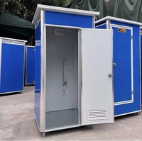 Toilette mobile portable préfabriquée écologique salle de bain de camp toilette publique extérieure toilette chimique portable prix à vendre