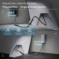 Câble d'extension Starlink Mini Gen 3 30 cm avec affichage numérique du moniteur de puissance en temps réel, protection contre les surtensions 100 W, Type-C DC Femelle