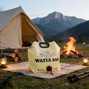 Sac à eau de camping extérieur personnalisable, pliable, portable, capacité de 1L à 10L, réutilisable avec valve pour le stockage de bière et de jus - Product Image 3