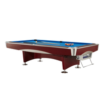 Table de billard professionnelle de luxe moderne multifonctionnelle pour tournois, plus de 30 ans d'expérience, populaire pour l'intérieur