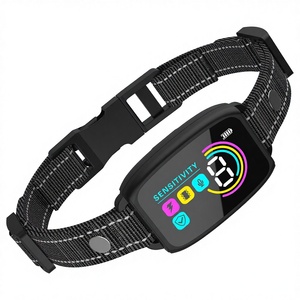 Collar de perro recargable de alta calidad, pantalla LCD inteligente, 3 modos, descarga eléctrica, tapón de ladridos efectivo, <span class=keywords><strong>Control</strong></span> antiladridos para mascotas - Product Image 5